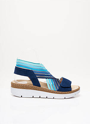 Sandales/Nu pieds bleu FLORETT pour femme