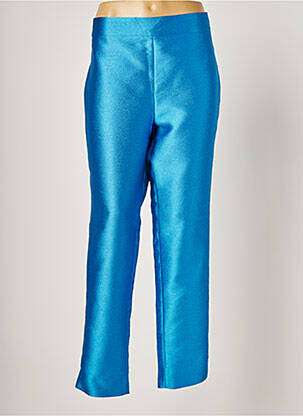 Pantalon droit bleu FELY CAMPO pour femme