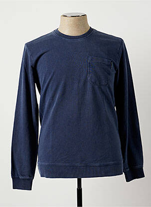 Sweat-shirt bleu TEDDY SMITH pour homme