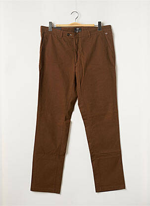 Pantalon chino marron FYNCH-HATTON pour homme
