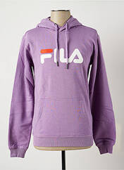 Sweat-shirt à capuche violet FILA pour homme seconde vue