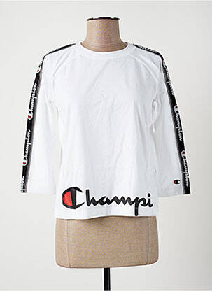 T-shirt blanc CHAMPION pour femme
