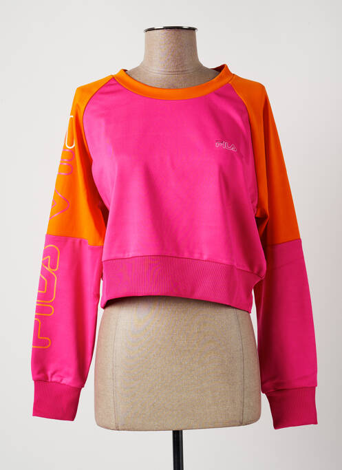 Sweat-shirt rose FILA pour femme