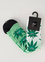 Chaussettes vert HUF pour unisexe seconde vue