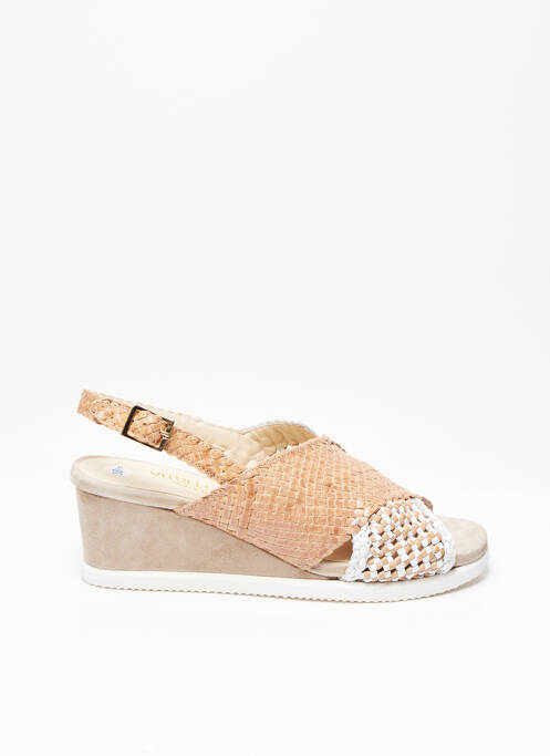 Sandales/Nu pieds beige VITULLI & CO pour femme
