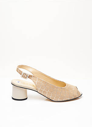 Sandales/Nu pieds beige BRUNATE pour femme