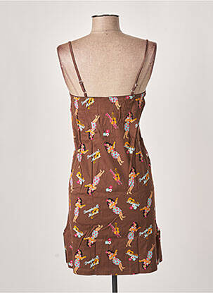 Nuisette/combinette tissage jersey marron MISS ACHILE femme