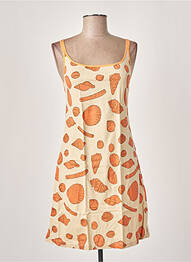 Nuisette/combinette col rond orange MISS ACHILE femme