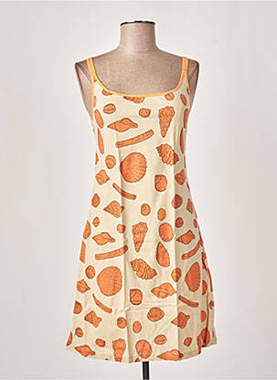 Nuisette/combinette col rond orange MISS ACHILE femme