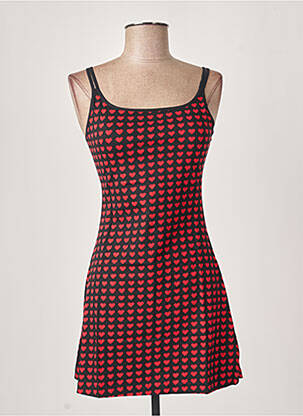 Nuisette/combinette tissage jersey rouge MISS ACHILE femme