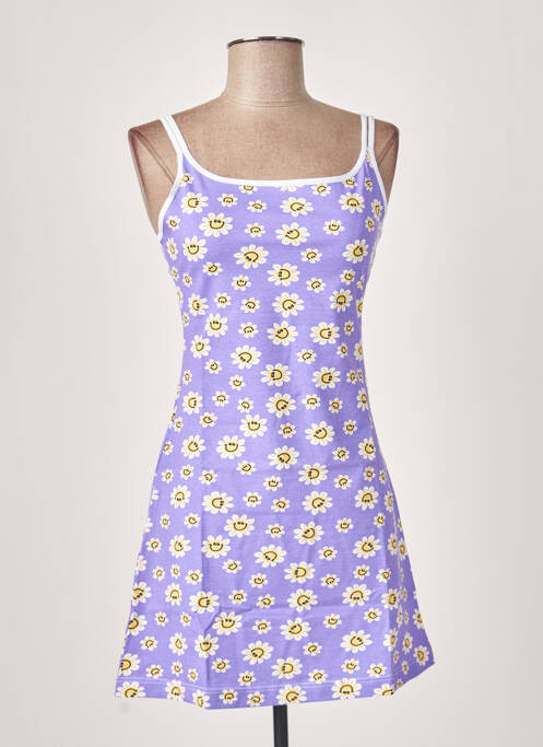 Nuisette/combinette col rond violet MISS ACHILE femme