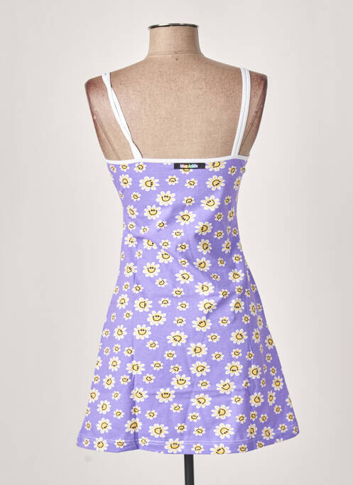 Nuisette/combinette col rond violet MISS ACHILE femme
