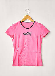 Pyjama manches courtes rose MISS ACHILE femme