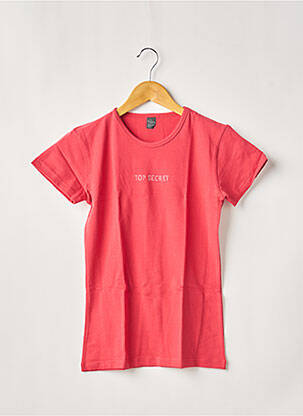 Pyjama manches courtes rouge MISS ACHILE femme