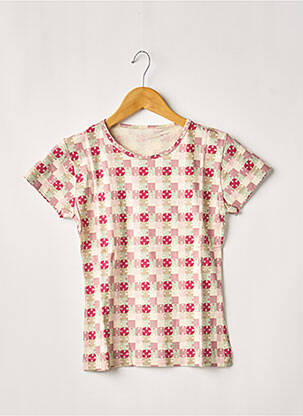 Pyjama manches courtes rouge MISS ACHILE femme