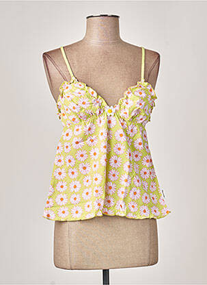 Pyjama col v vert MISS ACHILE femme