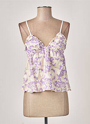 Pyjama coupe cintrée violet MISS ACHILE femme