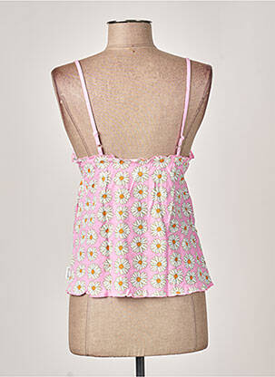 Pyjama manches bretelles rose MISS ACHILE femme