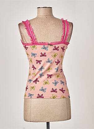 Pyjama manches bretelles rose MISS ACHILE femme