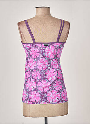 Pyjama manches bretelles violet MISS ACHILE femme