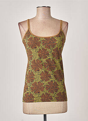 Pyjama manches bretelles vert MISS ACHILE femme