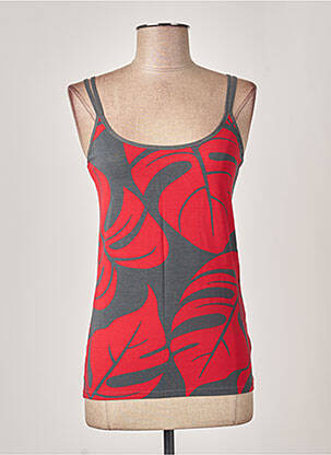 Pyjama coupe cintrée rouge MISS ACHILE femme