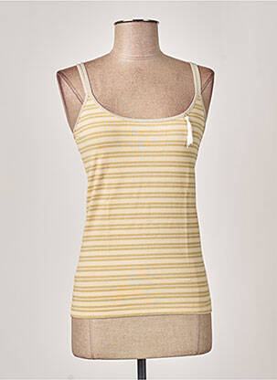 Pyjama manches bretelles beige MISS ACHILE femme
