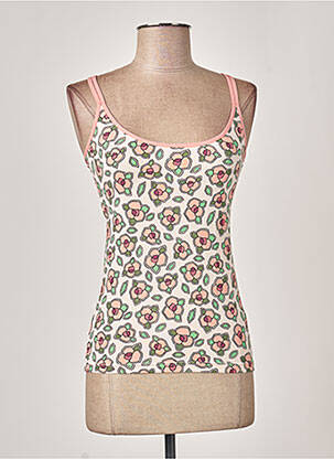 Pyjama manches bretelles rose MISS ACHILE femme