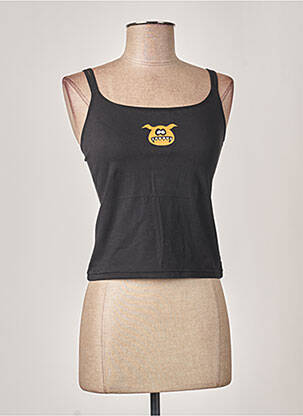 Pyjama manches bretelles noir MISS ACHILE femme