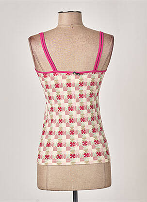 Pyjama manches bretelles rose MISS ACHILE femme