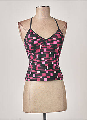 Pyjama col v rose MISS ACHILE femme
