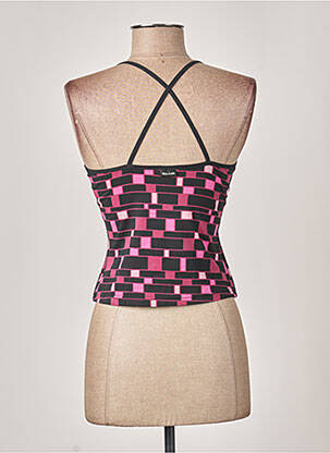 Pyjama col v rose MISS ACHILE femme