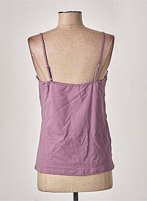 Pyjama col v violet TISSEL femme