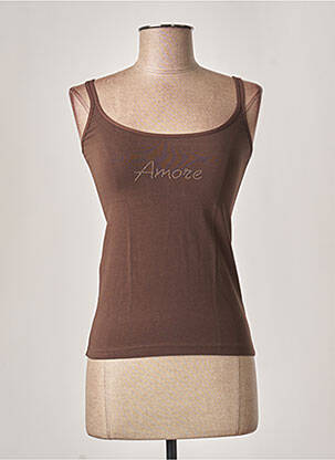 Pyjama ajustée marron MISS ACHILE femme
