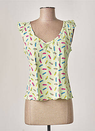 Pyjama manches courtes vert MISS ACHILE femme