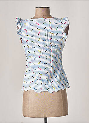 Pyjama col v bleu MISS ACHILE femme