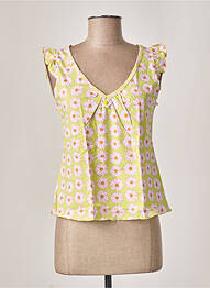 Pyjama col v vert MISS ACHILE femme