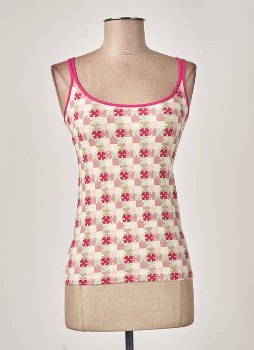 Pyjama manches bretelles rose MISS ACHILE femme
