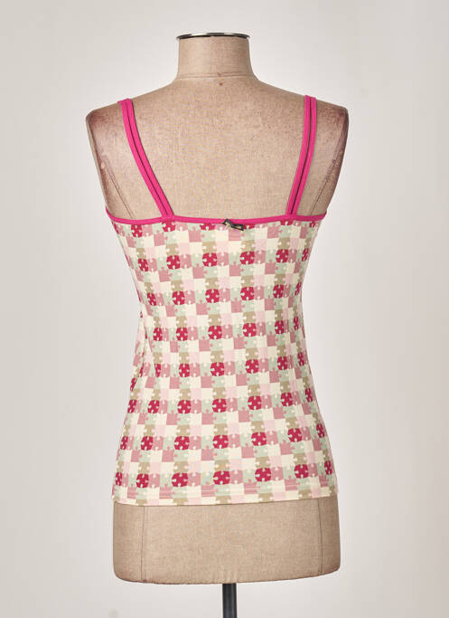Pyjama manches bretelles rose MISS ACHILE femme