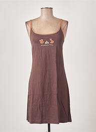 Nuisette/combinette col rond marron MISS ACHILE femme
