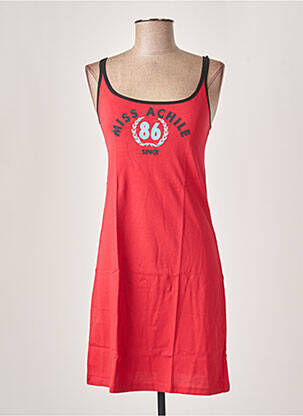 Nuisette/combinette stretch rouge MISS ACHILE femme