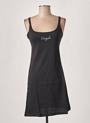 Nuisette/combinette col rond noir MISS ACHILE femme