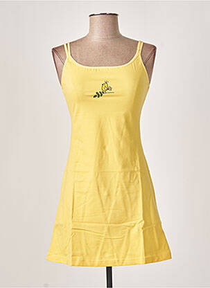 Nuisette/combinette col rond jaune MISS ACHILE femme