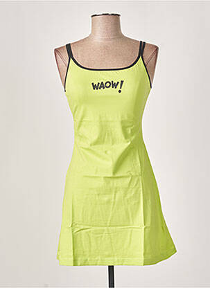 Nuisette/combinette stretch vert MISS ACHILE femme