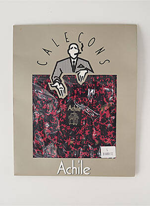 Caleçon imprimé fantaisie rose ACHILE homme