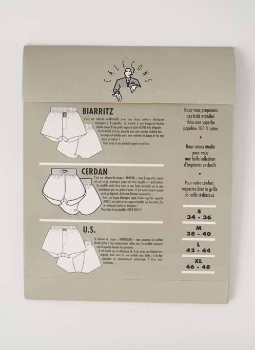 Caleçon rose ACHILE pour homme