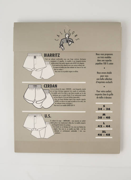 Caleçon rose ACHILE pour homme