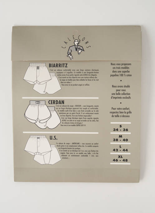 Caleçon rose ACHILE pour homme