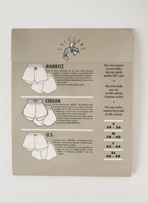 Caleçon rose ACHILE homme