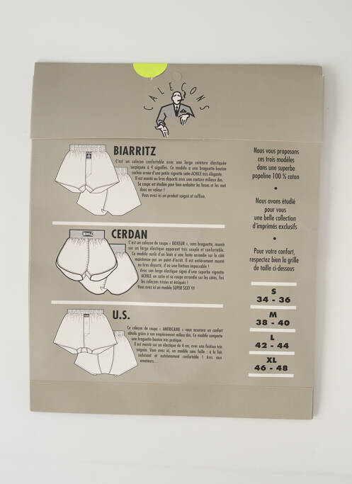 Caleçon rose ACHILE pour homme